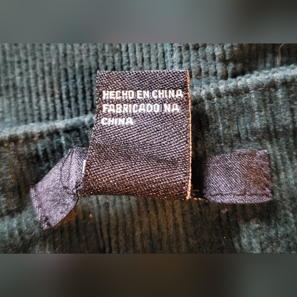 Forever 21 Green Corduroy Mini Skirt Medium - Vintage NWOT - Picture 4 of 5